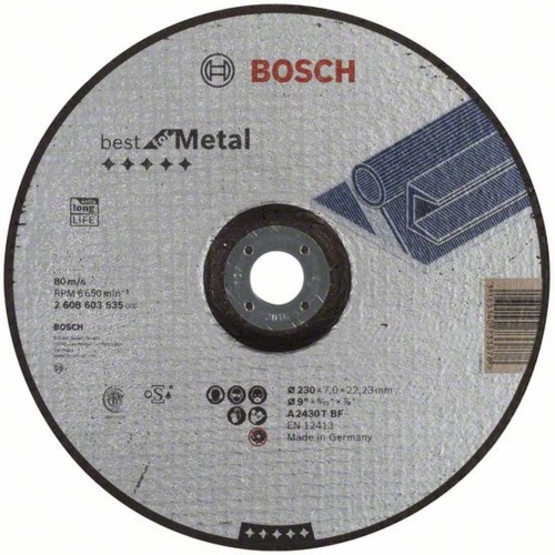 BOSCH Best for Metal Hrubovací kotouč profilovaný 230 x 22,23mm 2608603535 BOSCH Best for Metal Hrubovací kotouč profilovaný 230 x 22,23mm 2608603535