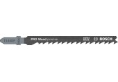 BOSCH Pilový plátek pro přímočaré pily PRO Wood precise T144DP 100 mm, 5 ks 2608633A35