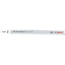 BOSCH Pilový plátek pro přímočaré pily PRO Multi Material thick and thin T345XF, 132 mm, 5 ks 2608634994