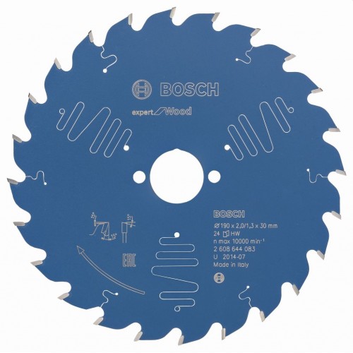 BOSCH Pilový kotouč Expert for Wood 190 x 30 x 2,0 mm, 24 2608644083