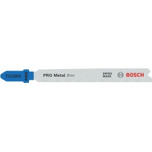 BOSCH Pilový plátek PRO Metal thin T121GFC pro přímočaré pily, 92 mm, 3 ks 2608655103