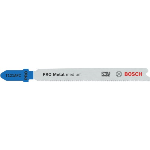 BOSCH Pilový plátek PRO Metal medium T121AFC pro přímočaré pily, 92 mm, 3 ks 2608655105