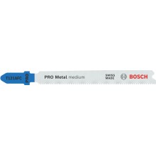BOSCH Pilový plátek PRO Metal medium T121AFC pro přímočaré pily, 92 mm, 25 ks 2608655107