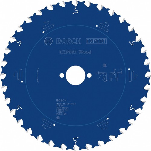 BOSCH Pilový kotouč EXPERT Wood, 230 × 2,5/1,8 × 30 mm, T36 2608902165