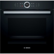 Bosch Serie 8, Vestavná pečicí trouba, 60 x 60 cm, černá HBG675BB1