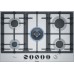 Bosch Serie 6, Plynová varná deska, 75 cm, nerez PCQ7A5M90