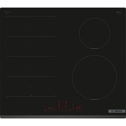 Bosch Serie 6, Indukční varná deska, 60 cm, černá, instalace na pracovní desku PIX631HC1E