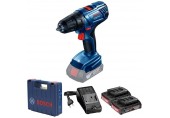 BOSCH GSR 180-LI PROFESSIONAL Akumulátorový vrtací šroubovák, 18V, 2x 2.0Ah 06019F8109