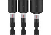 BOSCH 3dílná sada nástrčných klíčů PRO Nutsetter Impact, 8×50, 10×50, 13×50 mm 2608521U64