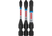 BOSCH Bit PRO PH Impact, PH1 × 55, PH2 × 55, PH3 × 55 mm, 3 ks 2608522491