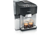 SIEMENS Plně automatický kávovar, EQ500 integral, stříbrná "daylight", piano černá, nádržka TQ513R01