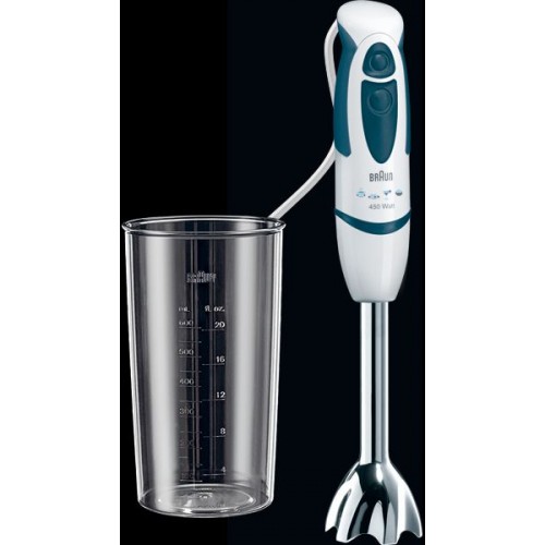 BRAUN Tyčový mixér Multiquick 3 MR 300 Curry, modrá/bílá 41001383 BRAUN Tyčový mixér Multiquick 3 MR 300 Curry, modrá/bílá 41001383