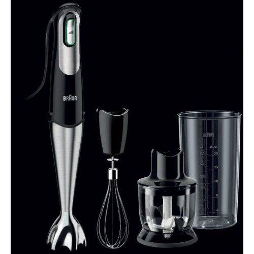 BRAUN Tyčový mixér Multiquick 7 MQ 725 Omelette, černá/nerez 41001248 BRAUN Tyčový mixér Multiquick 7 MQ 725 Omelette, černá/nerez 41001248