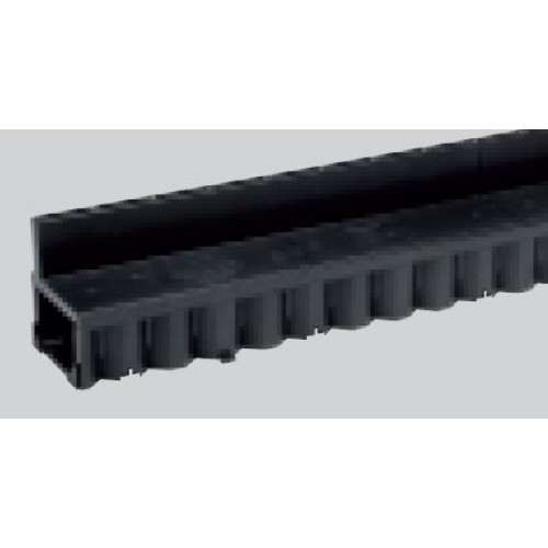 Hexaself - Brickslot 1 m plastový žlab s plastovým štěrbinovým nástavcem,