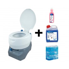 CAMPINGAZ Chemická toaleta Portable 20 L Combo + desinfekce a toaletní papír