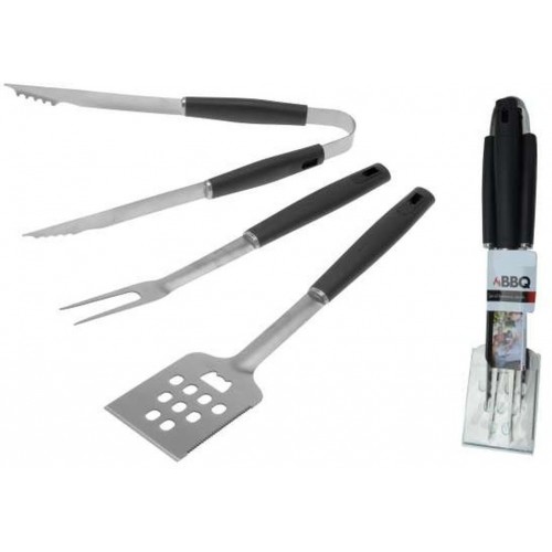 PROGARDEN Grilovací nářadí sada 3ks (kleště, vidlička, obracečka) KO-C80210460