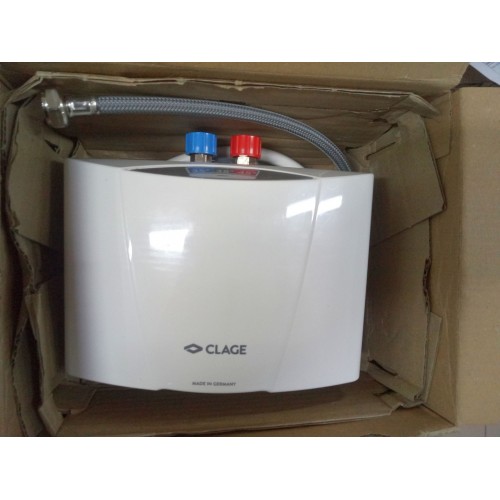 VÝPRODEJ CLAGE MCX 4 Malý průtokový ohřívač vody, 4,4kW/230V 1500-15004 POUŽITO
