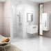 RAVAK CHROME CSD1-90 sprchové dveře, white+Transparent 0QV70100Z1