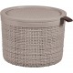 CURVER JUTE 2L Košík kulatý 17 x 17 x 13 cm, taupe 01903-382