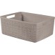 CURVER JUTE M 12L Košík 36 x 28 x 15 cm, taupe 01905-382