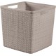 CURVER JUTE 17L Košík kostka 28 x 28 x 27 cm, taupe 01906-382