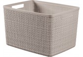 CURVER JUTE L 20L Košík 36 x 28 x 23 cm, taupe 01907-382