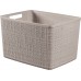 CURVER JUTE L 20L Košík 36 x 28 x 23 cm, taupe 01907-382