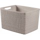 CURVER JUTE L 20L Košík 36 x 28 x 23 cm, taupe 01907-382