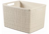 CURVER JUTE L 20L Košík 36 x 28 x 23 cm, béžový 01907-885