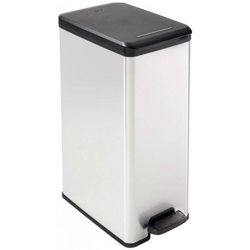 CURVER SLIM BIN 40L Odpadkový koš 25 x 39,3 x 60,7 cm stříbrný 02340-582