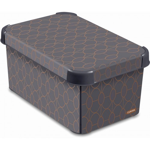 CURVER ART DECO S box úložný dekorativní 29,5 x 19,5 x 13,5 cm 04710-A68