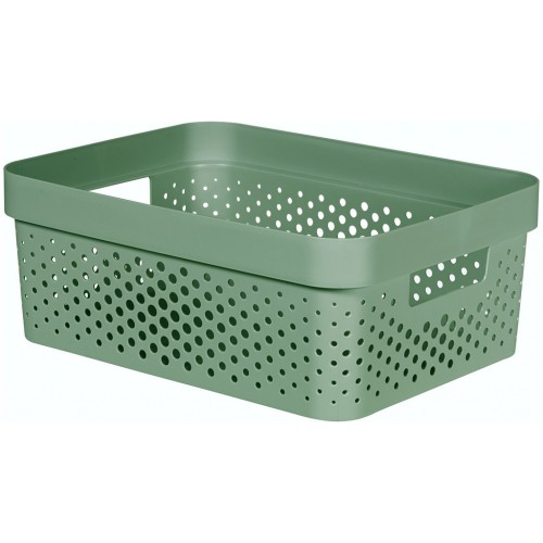 CURVER INFINITY 4,5L Úložný box 26 x 18 x 12 cm, recyklovaný plast, zelený 04747-S86