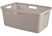 CURVER JUTE 46L Koš na čisté prádlo 59 x 39 x 26 cm, taupe 08091-308