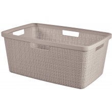 CURVER JUTE 46L Koš na čisté prádlo 59 x 39 x 26 cm, taupe 08091-308
