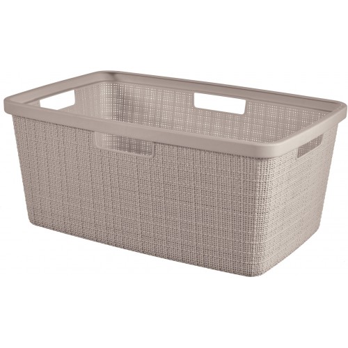 CURVER JUTE 46L Koš na čisté prádlo 59 x 39 x 26 cm, taupe 08091-308