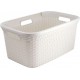 CURVER STYLE 45L Koš na čisté prádlo 59,2 x 38 x 27 cm, krémový 00708-885
