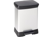 CURVER DECO BIN DUO 18L+10L Odpadkový koš 29 x 39 x 50,5 cm stříbrný 02165-582