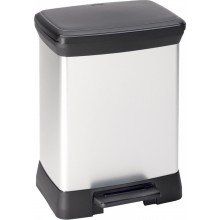 CURVER DECO BIN DUO 18L+10L Odpadkový koš 29 x 39 x 50,5 cm stříbrný 02165-582