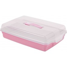 CURVER PARTY BOX s poklopem 45 x 29,5 x 11,1 cm růžový 00415-X51