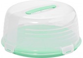 CURVER CAKE BOX ROUND s poklopem 34,7 x 15,6 cm mint 00416-Q29