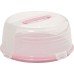 CURVER CAKE BOX ROUND s poklopem 34,7 x 15,6 cm růžový 00416-X51