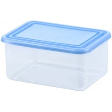 CURVER 0,4L Dóza na potraviny, 12,5 x 9 x 6 cm, transparentní/modrá 03870-084