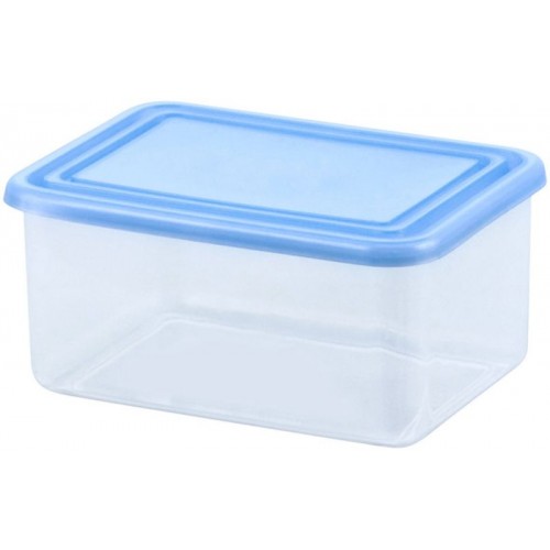 CURVER 0,4L Dóza na potraviny, 12,5 x 9 x 6 cm, transparentní/modrá 03870-084