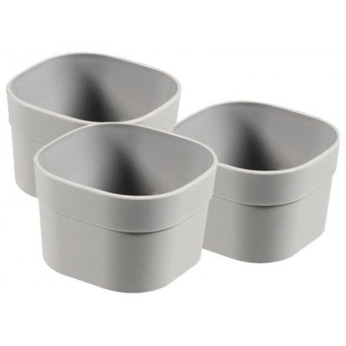 CURVER INFINITY DIVIDER XS set 3 organizátorů do zásuvky 8 x 8 x 5 cm šedá 01722-099