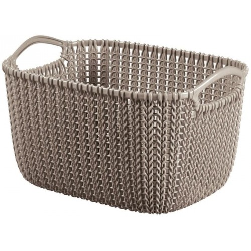 CURVER KNIT S 8L Košík 30 x 22 x 17 cm hnědý 03674-X59 CURVER KNIT S 8L Košík 30 x 22 x 17 cm hnědý 03674-X59