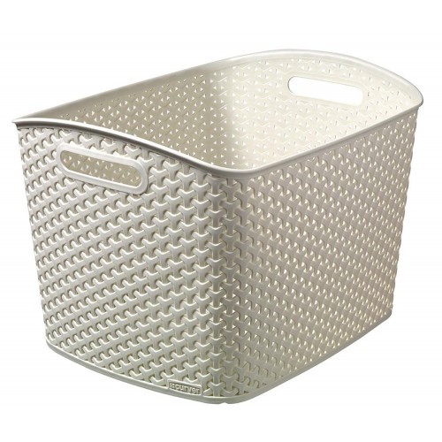 CURVER MY STYLE XL košík 43x34x29cm krémový 03609-885 CURVER MY STYLE XL košík 43x34x29cm krémový 03609-885