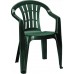 CURVER CUBA zahradní židle, 56 x 58 x 79 cm, tmavě zelená 17180005