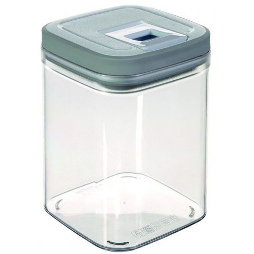 CURVER GRAND CHEF CUBE dóza na potraviny 12 x 12 x 15 cm, 1,3 l šedá 03031-739 CURVER GRAND CHEF CUBE dóza na potraviny 12 x 12 x 15 cm, 1,3 l šedá 03031-739