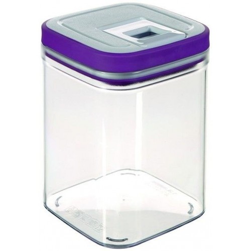 CURVER dóza na potraviny GRAND CHEF CUBE, 12 x 12 x 15 cm, 1,3 l, fialová, 03031-955 CURVER dóza na potraviny GRAND CHEF CUBE, 12 x 12 x 15 cm, 1,3 l, fialová, 03031-955
