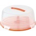 CURVER CAKE BOX ROUND s poklopem 34,7 x 15,2 cm oranžový 00416-286